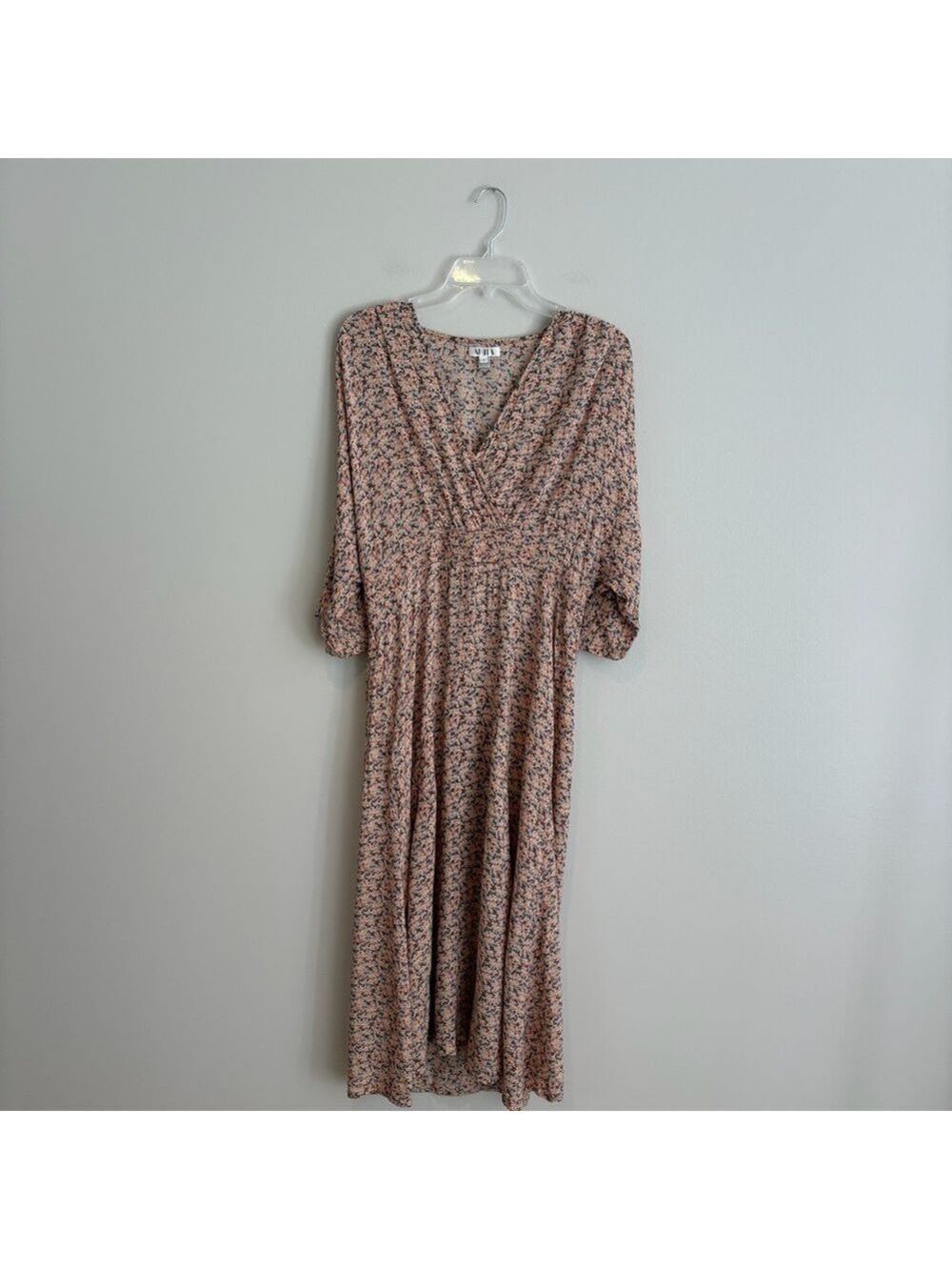 Aura Rayon Maxi Floral Dress Size S